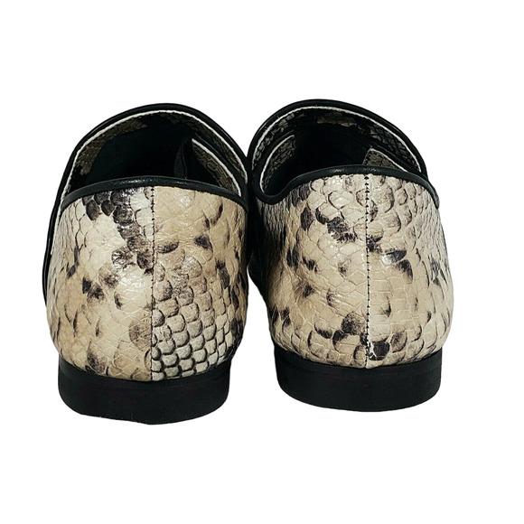 AQUATALIA REVY Weatherproof Snake Print Loafers Size 7 made in Italy - Picture 5 of 7